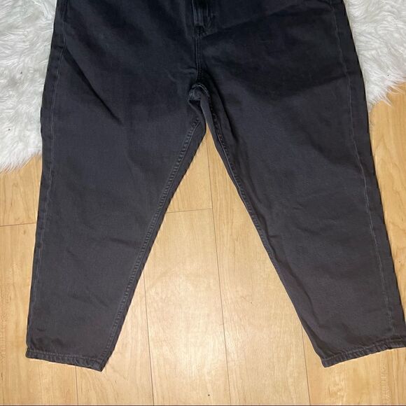 GAP black mom jeans casual trendy plus size 18 /34P. - Picture 4 of 15